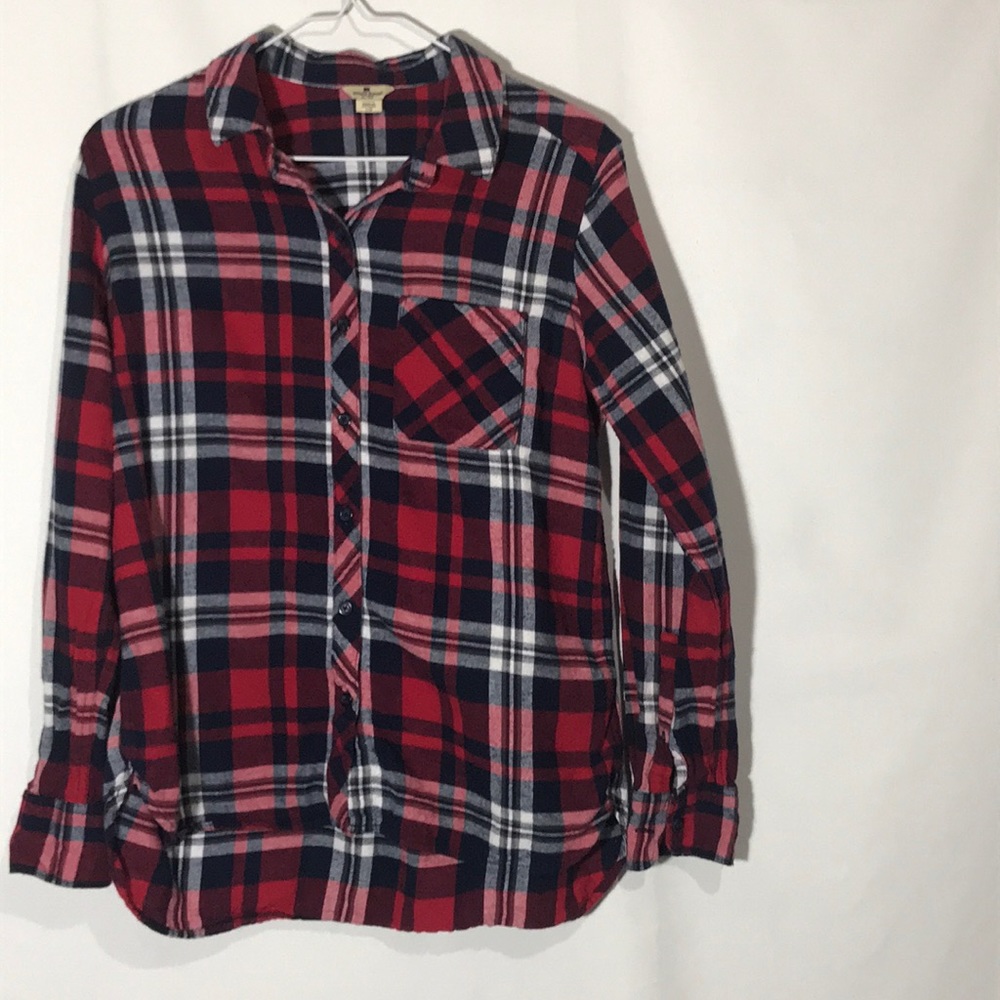 Woolrich Red Plaid Shirt Size Large